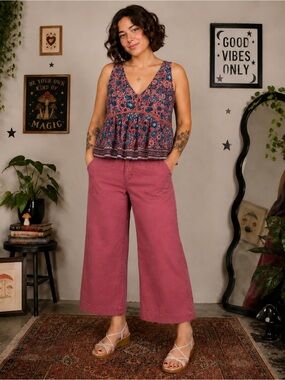#35 Pink Casual Boho -12/M/L